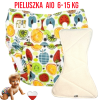 Pieluszka Wielorazowa z wkładem Kieszonka Mikropolar OWOCOWY MIX  NappiMe