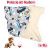 Pieluszka Wielorazowa z wkładem NEWBORN Kieszonka Mikropolar SAMOCHODY